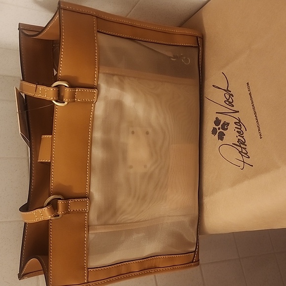 PATRICIA NASH Gianella Tote Mesh Cavo Appllique Tooled - Picture 4 of 10